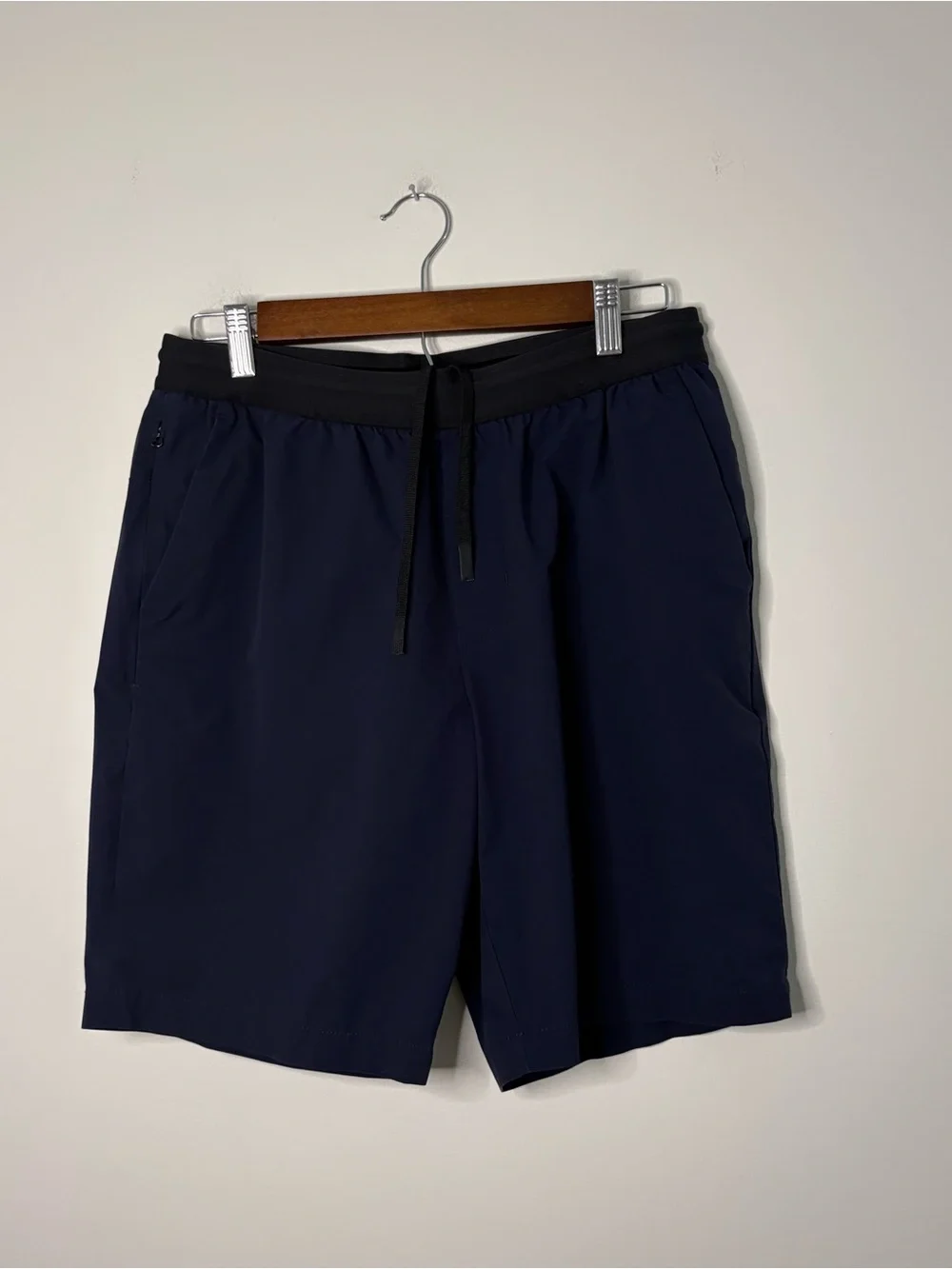 Mens BR Standard Shorts Navy Blue Medium Lightweight Travel Sporty Gym